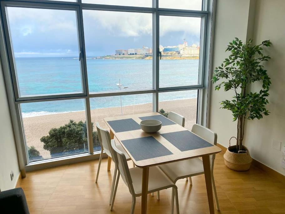 Apartamento Acogedor Con Vistas Al Mar. A Coruña Exterior foto